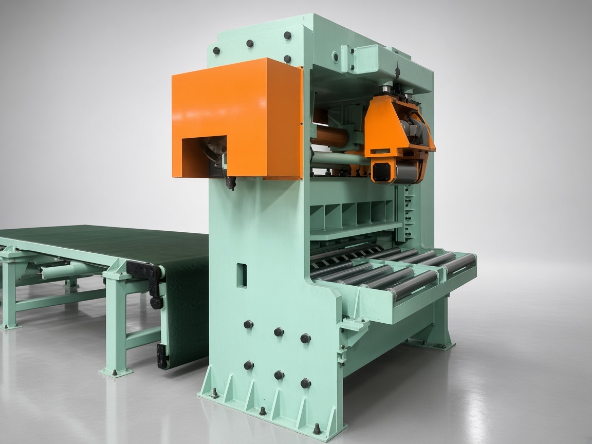 Heavy-gauge leveling cut-to-length line